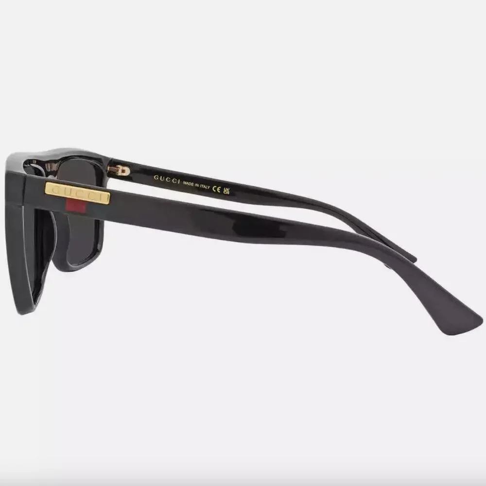 Gucci Grey Browline Men's Italy Sunglasses New With Full Box